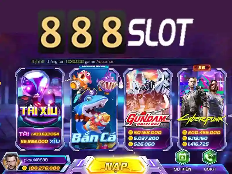 888slot: Nền tảng casino trực tuyến với trò chơi slot đa dạng